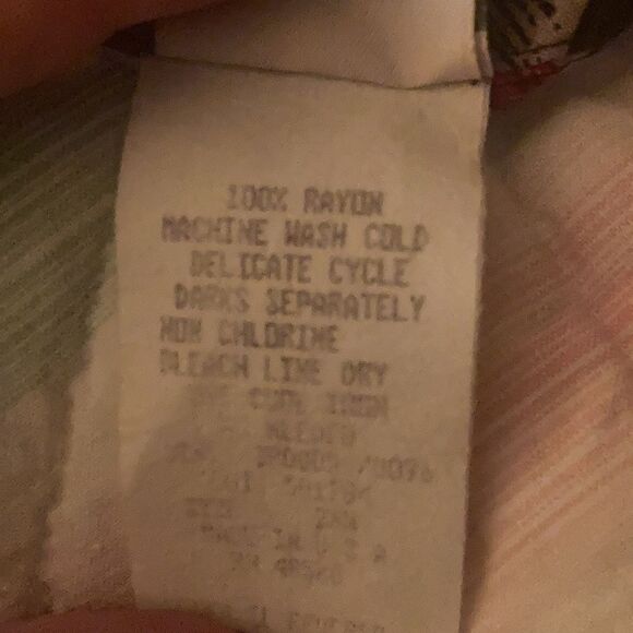 VTG Tiger Hawaiian Shirt Tropical Palm Top 80s 90s Basic Edition Plus Animal - Picture 6 of 6